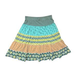 Matilda Jane Vintage House Of Clouds Brooke Tiered Skirt Size Small EUC